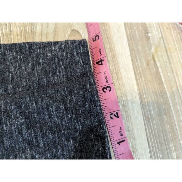 Athletic Works Womens Medium Leisure Stretch Pull On Leggings Pants Cropped Gray - Picture 10 of 10